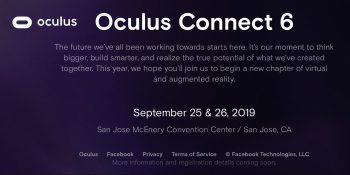 Oculus Connect 6 promises new chapter for VR/AR on September 25-26