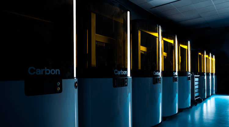 Row of Carbon L1 "printers"