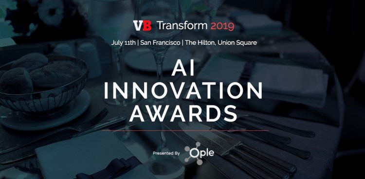 VB Transform AI Innovation Awards header