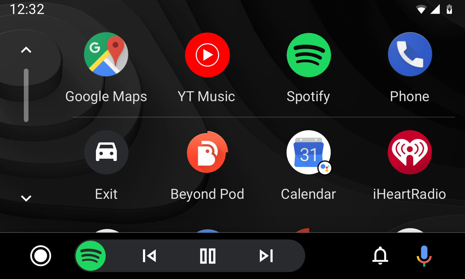 Android Auto app launcher