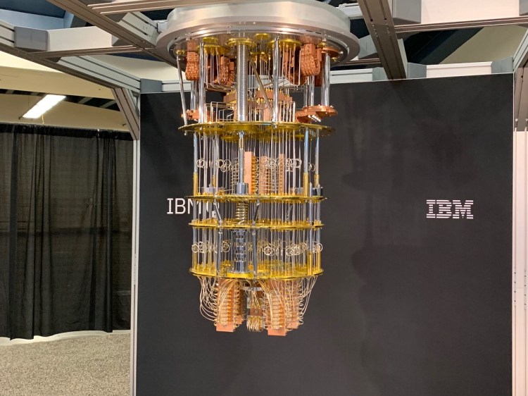The IBM Q quantum system at Semicon West.