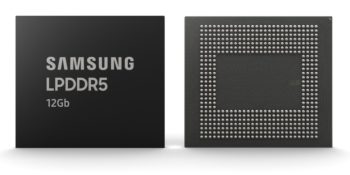 Samsung starts mass-producing 5G- and AI-ready 12Gb LPDDR5 DRAM chips