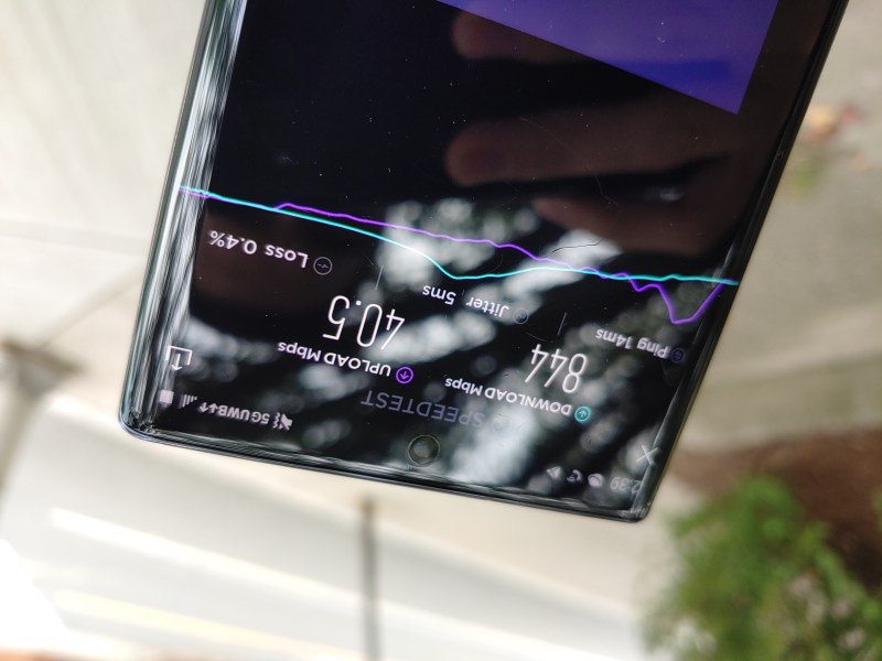 5G Verizon test Galaxy Note10 5G