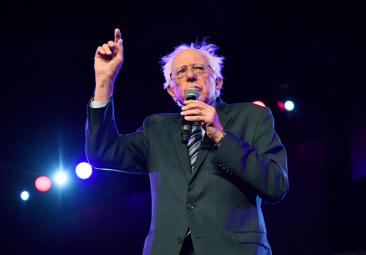 Senator Bernie Sanders, an independent from Vermont and 2020 presidential candidate, speaks onstage during the 2019 Young Leaders Conference - 2020 Presidential Candidates Forum at Georgia International Convention Center on August 17, 2019 in College Park, Georgia. 
