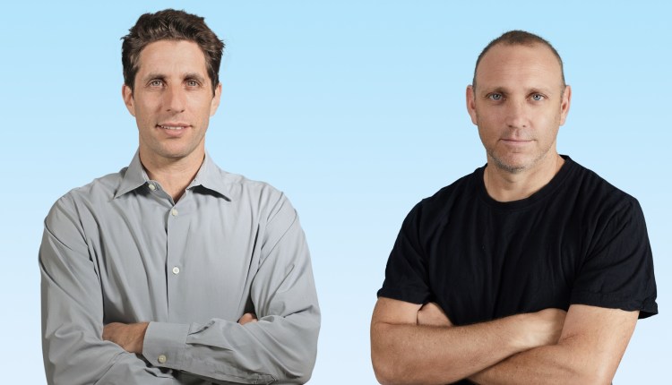Duda cofounder and CEO Itai Sadan (left) with 