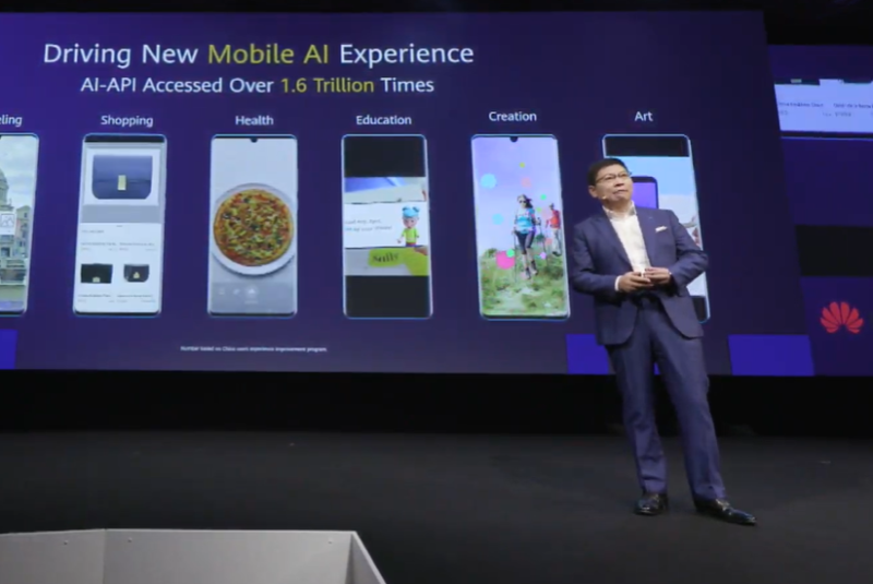 Richard Yu, CEO of Huawei's Consumer Business Group, speaking at IFA 2019