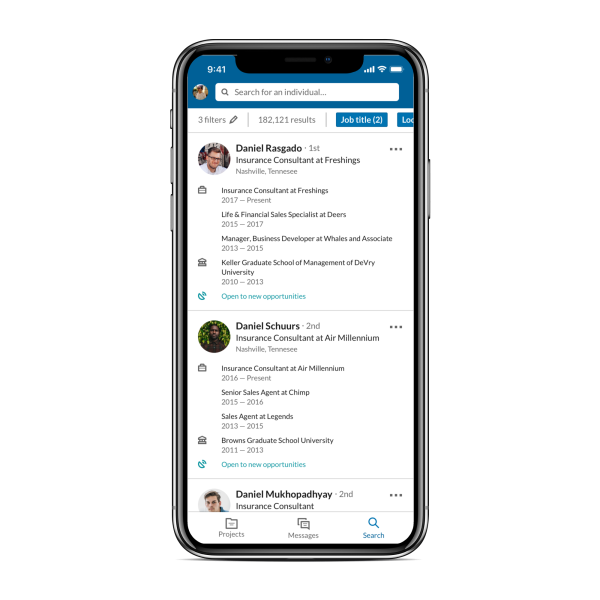 LinkedIn Recruiter mobile