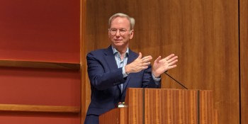 Former Google CEO Eric Schmidt warns against overregulation of AI