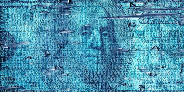 An image of a digitized $100 bill.