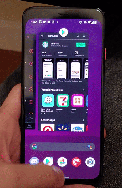 Android 10 Pixel 4 gestures
