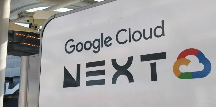 Google Cloud Next sign, London 2018