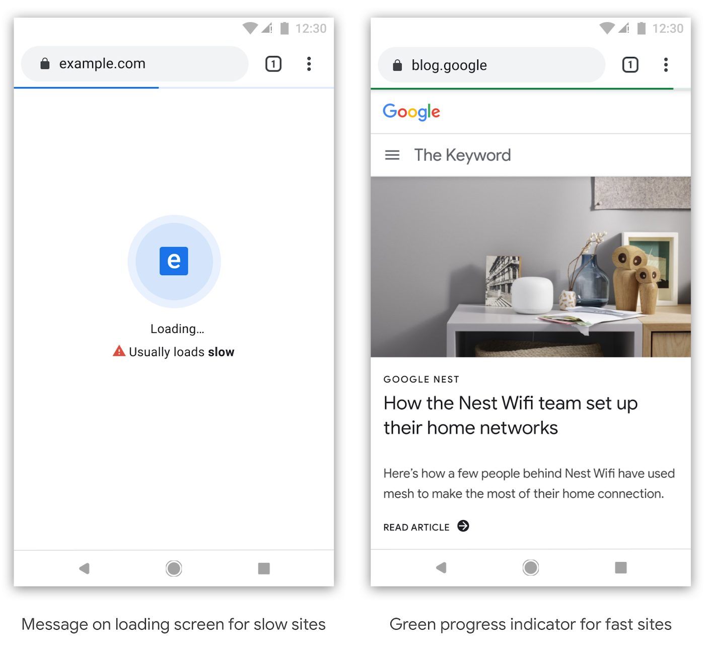Chrome loading slow fast