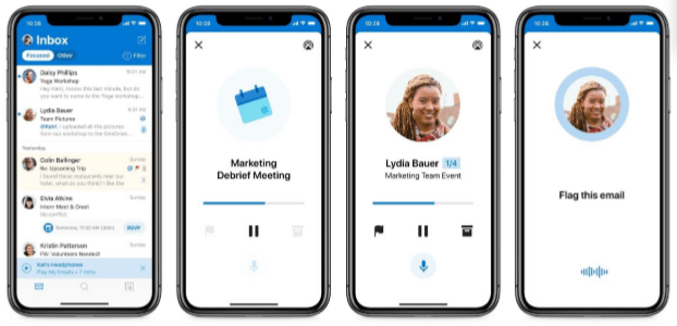 Cortana Play My Emails
