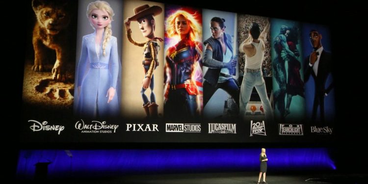 LAS VEGAS, NEVADA - APRIL 03:  President of Walt Disney Distribution Franchise Management, Business & Audience Insights Cathleen Taff speaks during Walt Disney Studios Motion Pictures special presentation during CinemaCon.