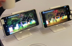 4K footage shot without Dolby Vision HDR (left) and with (right) shows blown-out highlights and less shadow detail without the effect.