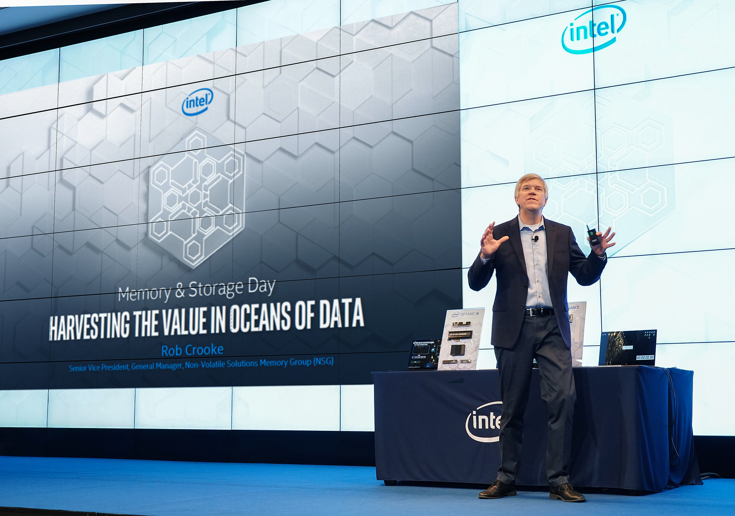 Rob Crooke, senior vice president of Intel’s non-volatile memory solutions group, teased the future of persistent memory on client systems during his presentation at a recent event in South Korea.