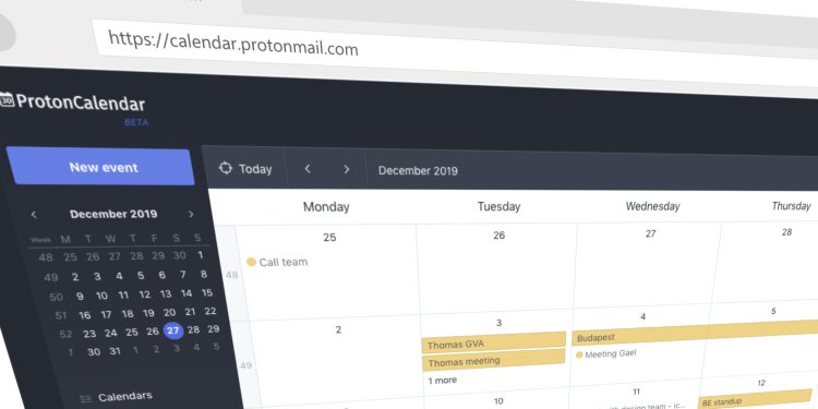 ProtonCalendar by ProtonMail