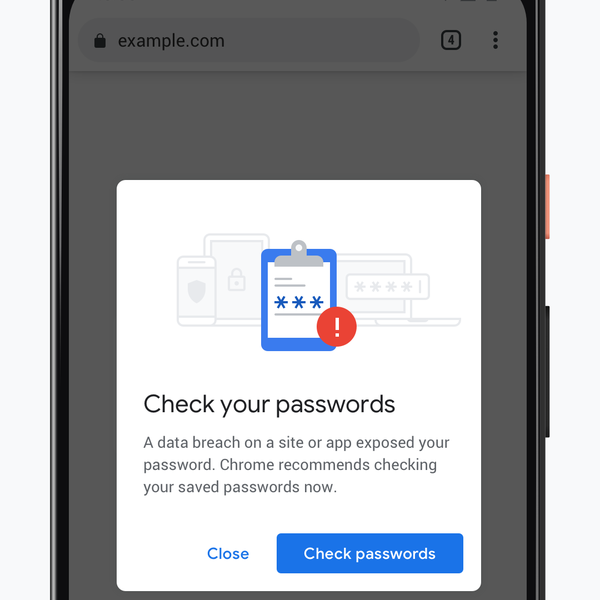 Chrome now checks your passwords