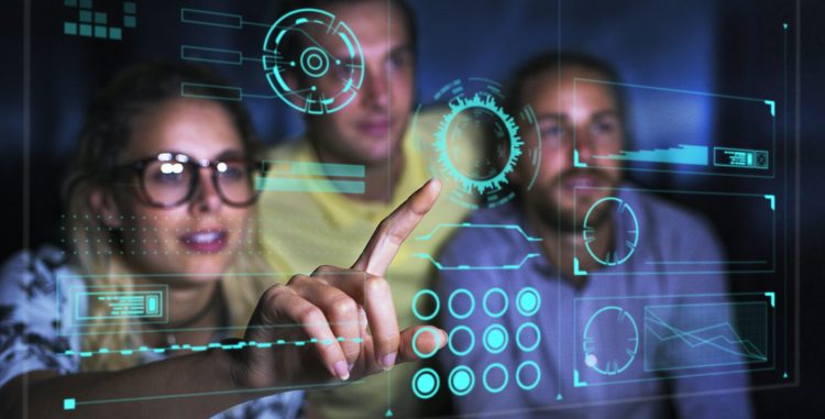 software engineers, computer programmers, point to electronic data