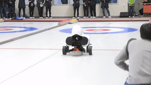 Robot curling NeurIPS 2019