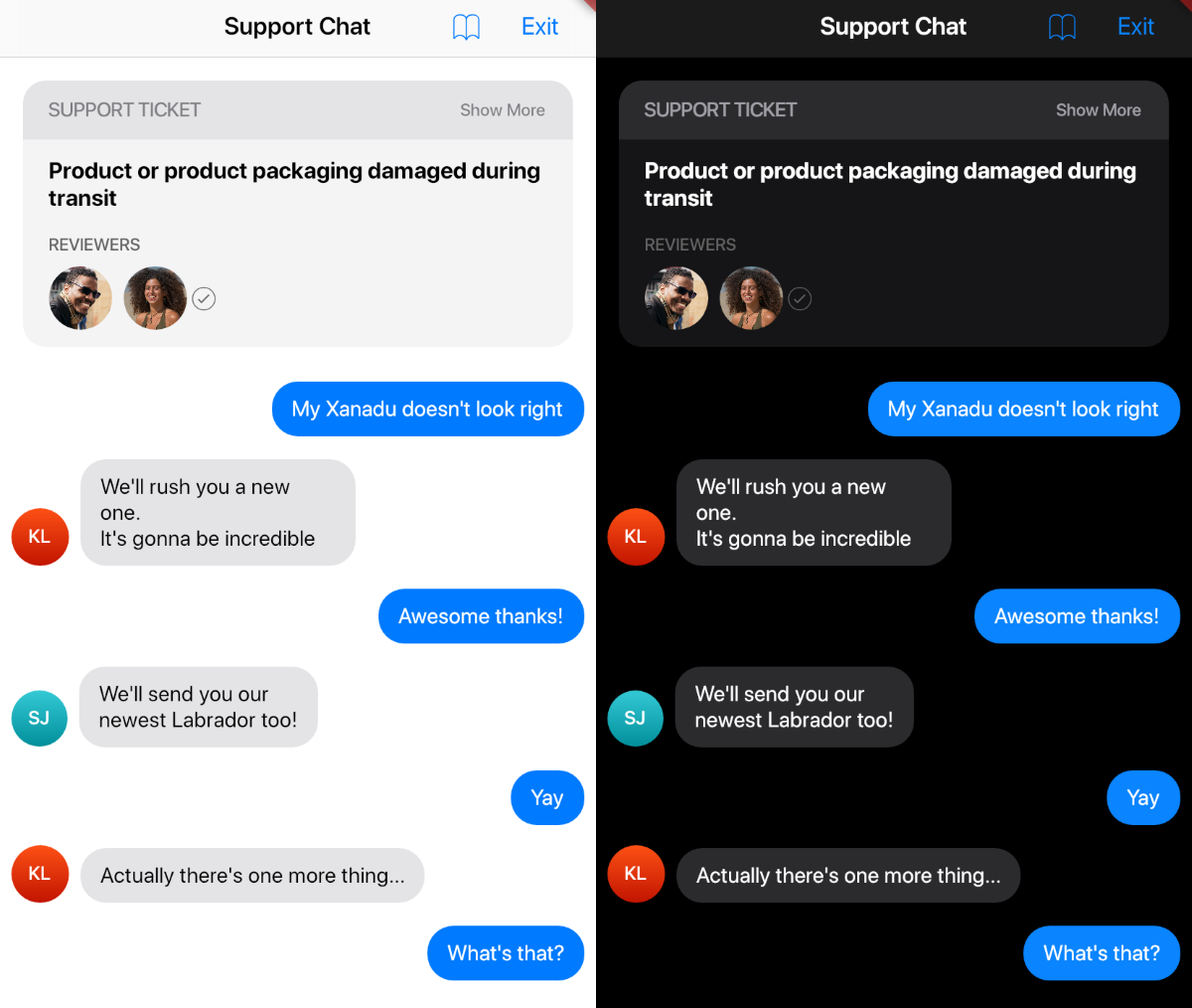 Flutter supports iOS Dark Mode