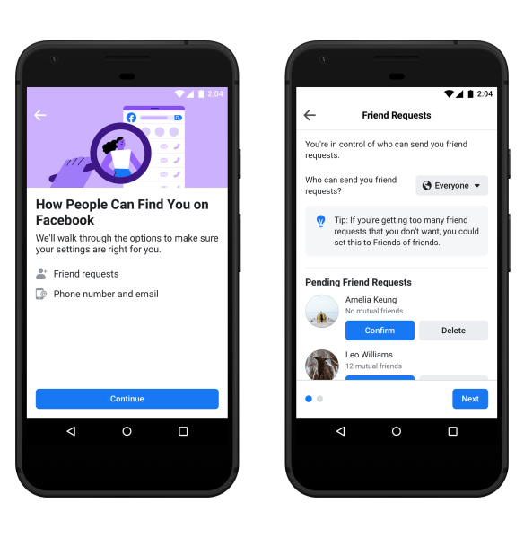 Facebook Privacy Checkup