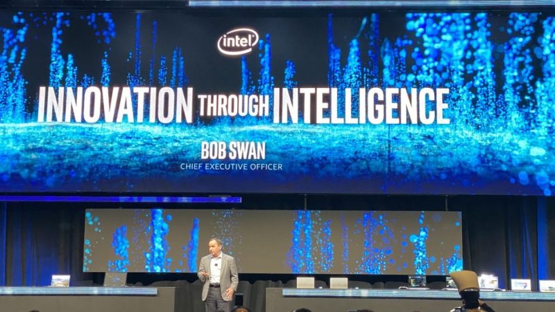 Intel CEO Bob Swan at CES 2020.