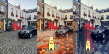 Snapchat adds lava and water AR Lenses using ground segmentation and ML