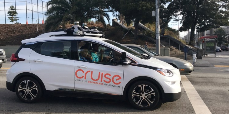 A Cruise self-driving car