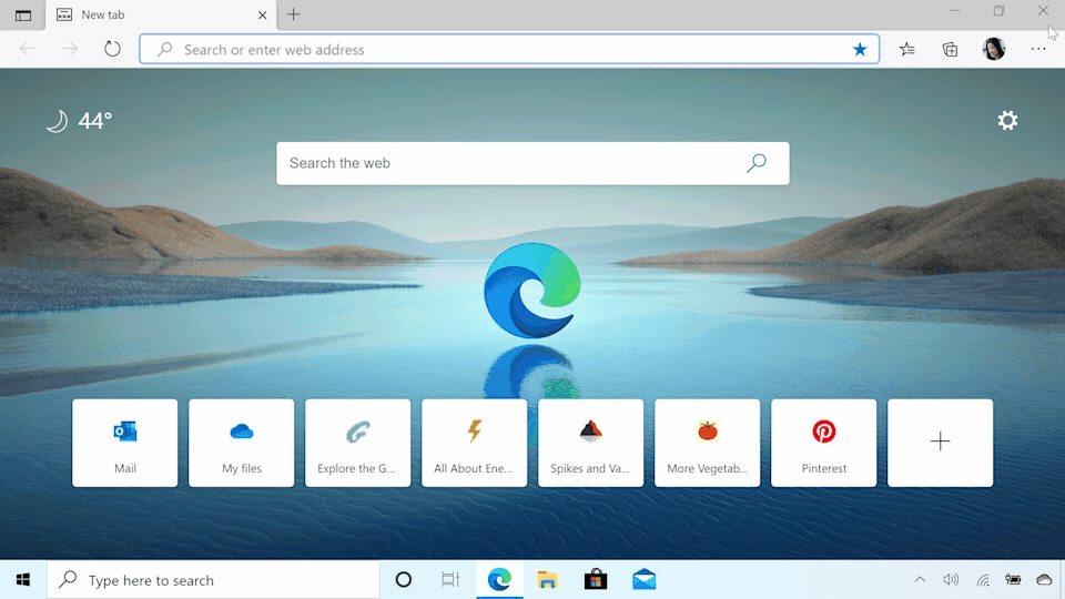 InPrivate search with Bing