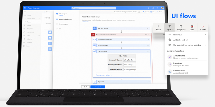 Microsoft Power Automate UI flows