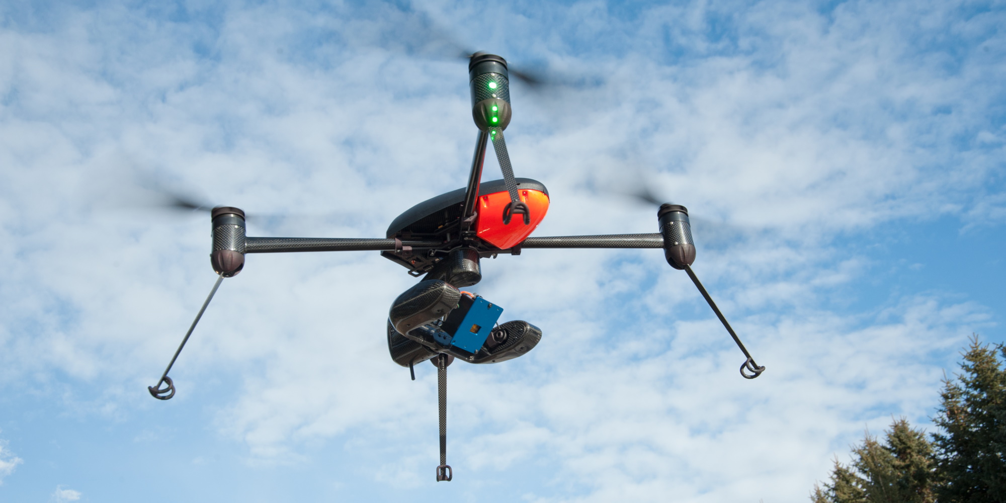 Draganfly X4-P with Tetracam