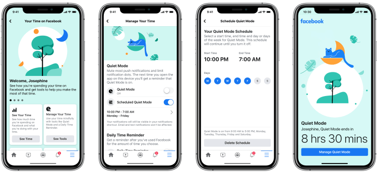 Facebook: Mute notifications