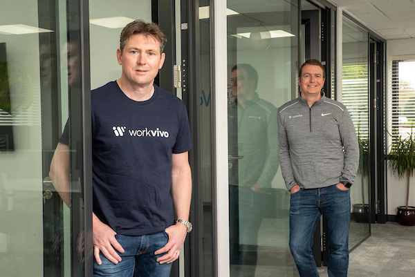 Workvivo cofounders John Goulding l)