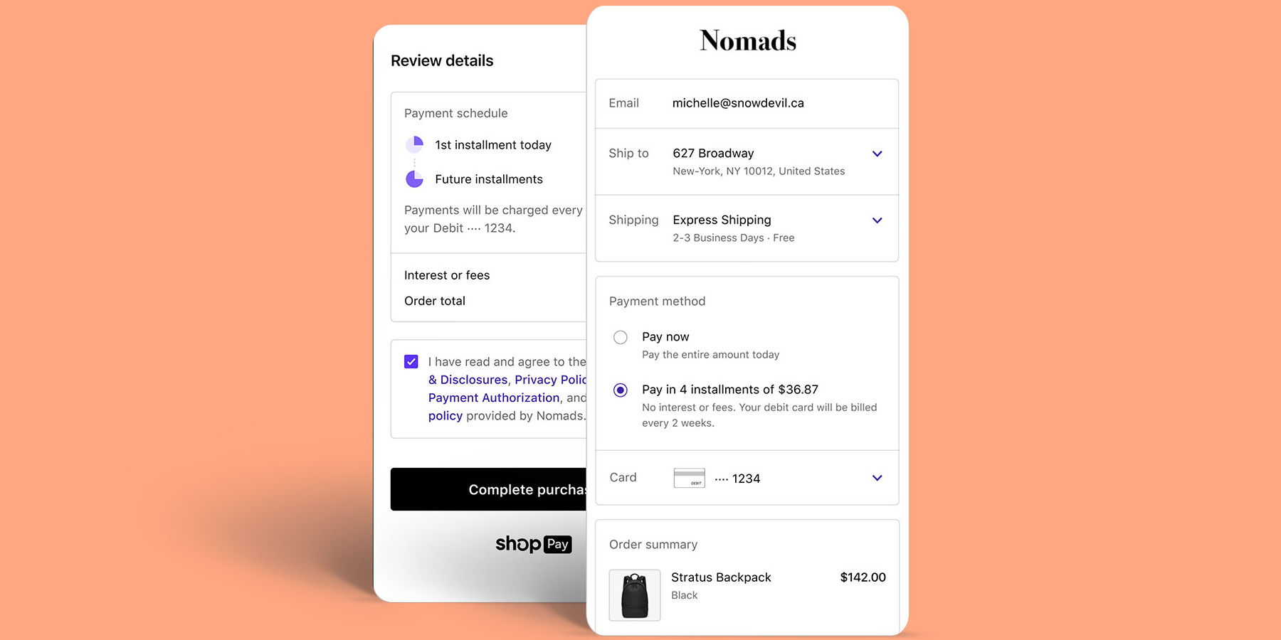 Shop Pay Installments