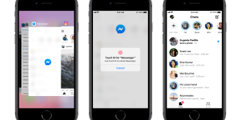 Facebook brings biometric unlocking to Messenger on iPhone and iPad