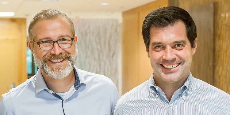 6 River Systems co-CEOs Jerome Dubois and Rylan Hamilton