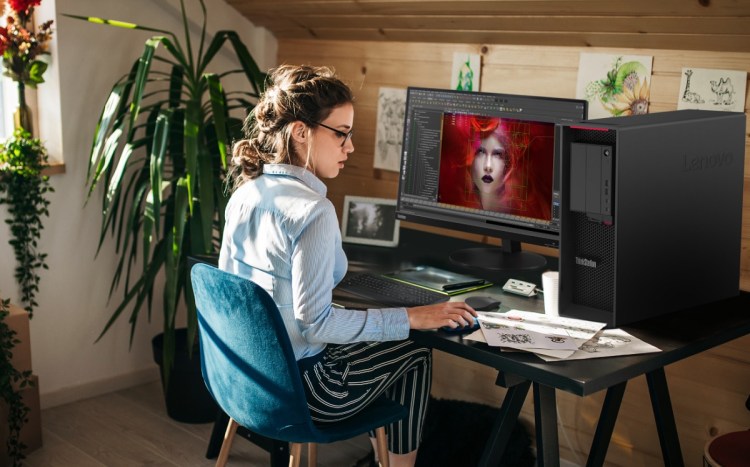 Lenovo's new workstation has a 64-core AMD Ryzen Threadripper Pro processor.