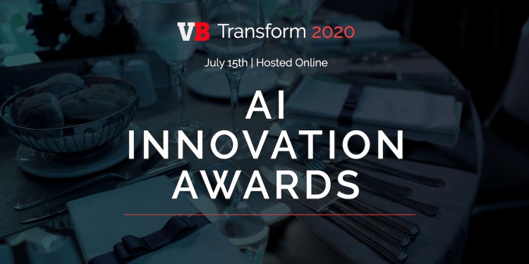 vb transform 2020 ai innovation awards