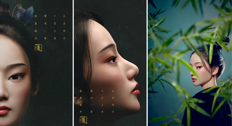 Chinese virtual influencer Ling, which debuted in May. Photo: Courtesy of Xmov