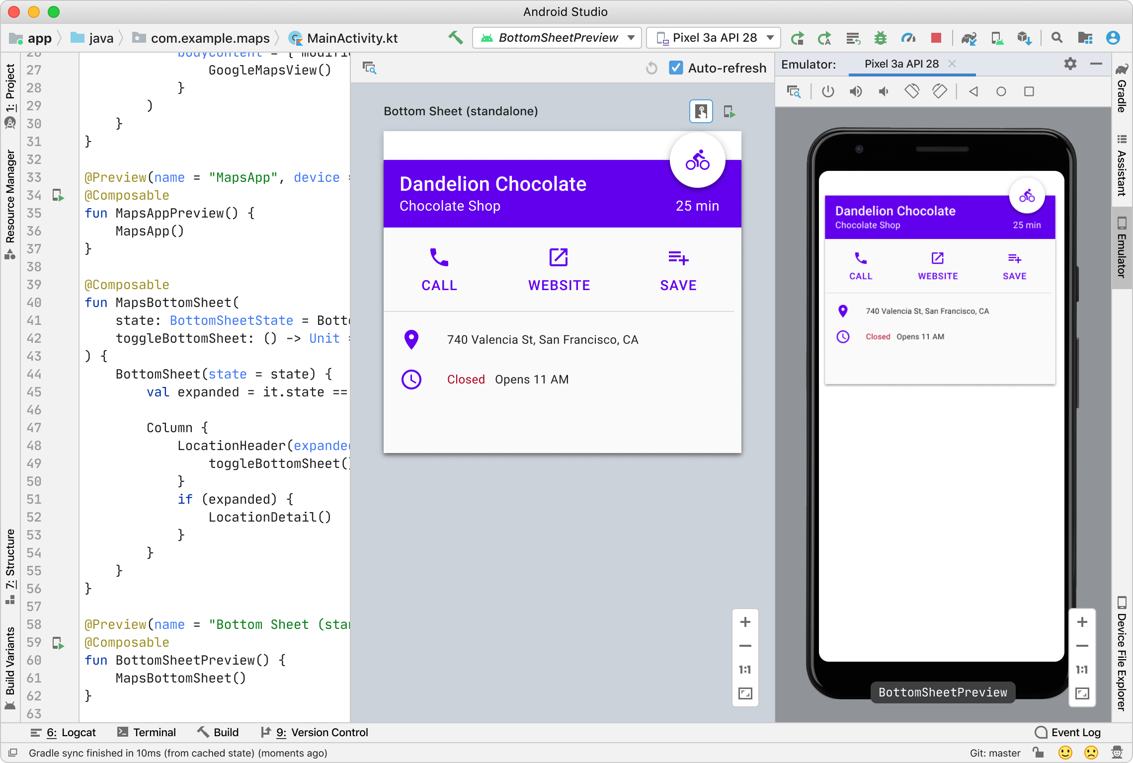 Jetpack Compose alpha Android Studio
