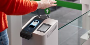 Amazon One verifies consumers and office workers by scanning the palm of their hand