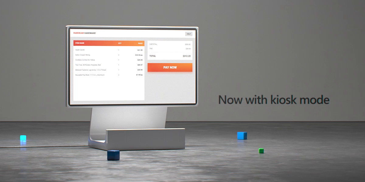 Microsoft Edge kiosk mode