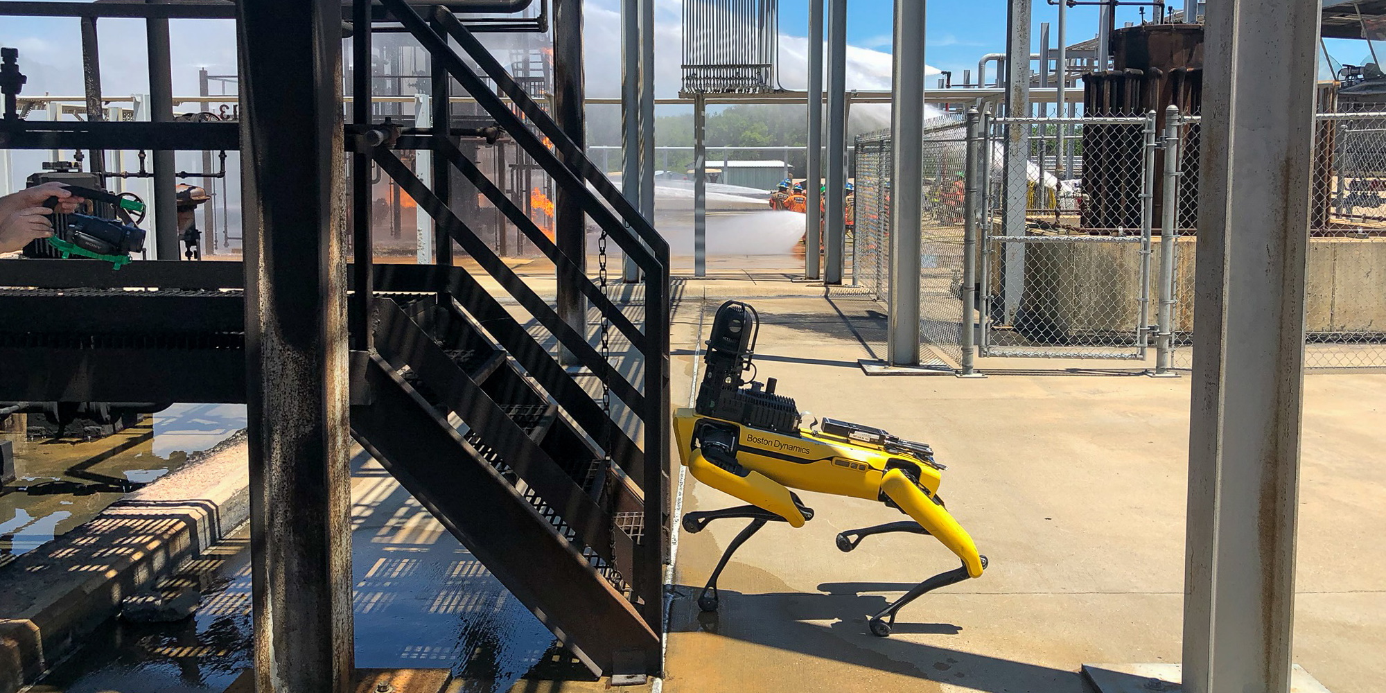 Spot at an oil and gas site