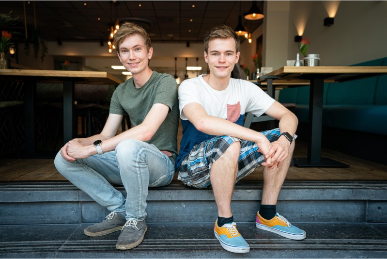 CodeSandbox cofounders Bas Buursma (left) and Ives van Hoorne.