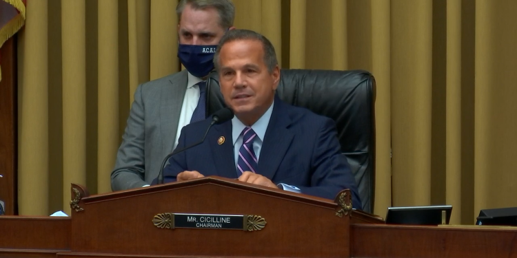 Antitrust, Commercial and Administrative Law subcommittee chair David Cicilline (D-RI) at an Oct. 1 hearing