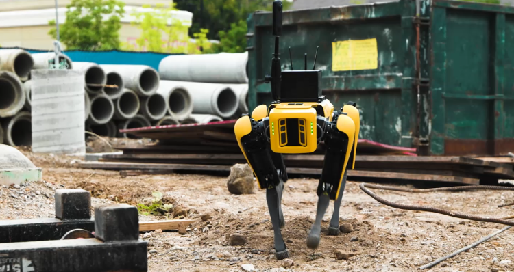 DroneDeploy has used Boston Dynamics' Spot to showcase new 360 Walkthrough smarts