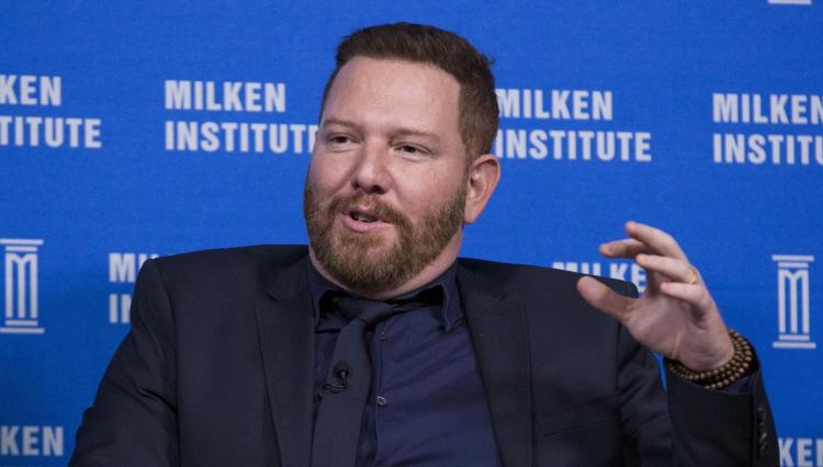 FILE PHOTO: Ryan Kavanaugh, Relativity Media CEO, during the Milken Institute Global Conference in Beverly Hills, California April 27, 2015. REUTERS/Mario Anzuoni/File Photo