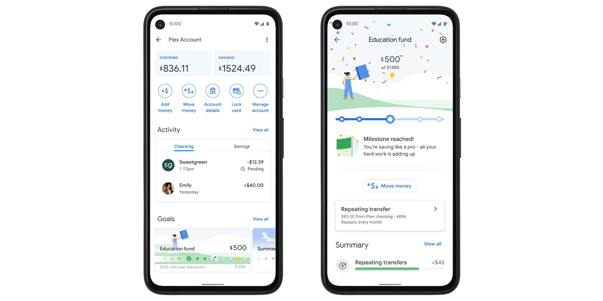 Google Pay bank account