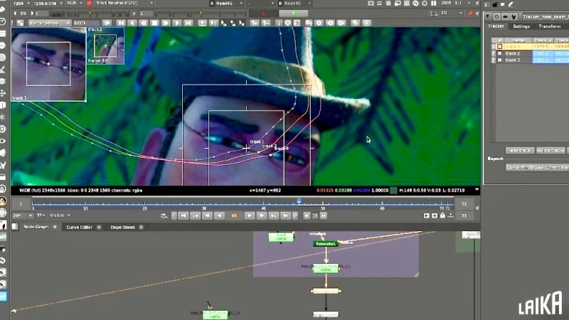 More than 2,000 character performances that needed cosmetic work with rotoscoping and scene removal.